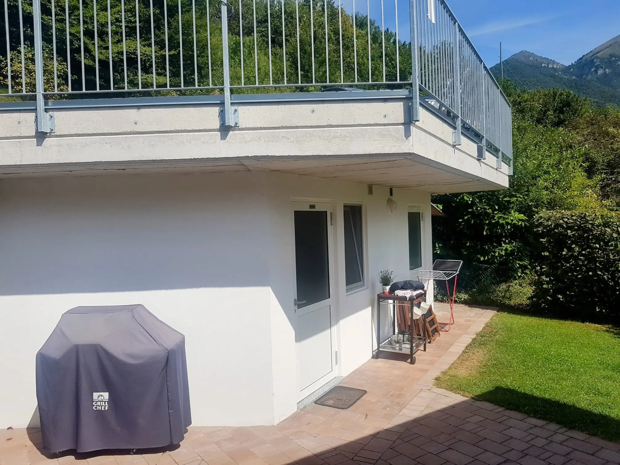 Terrasse der Villa Carina mit Grill